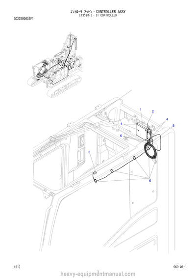 Kobelco CKE600G Crane Parts Manual