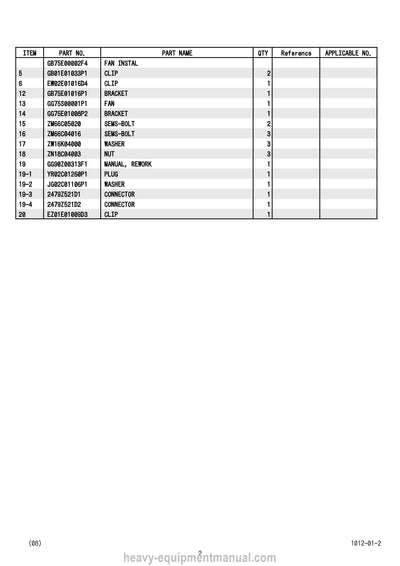 Kobelco CKE700 Crane Parts Manual