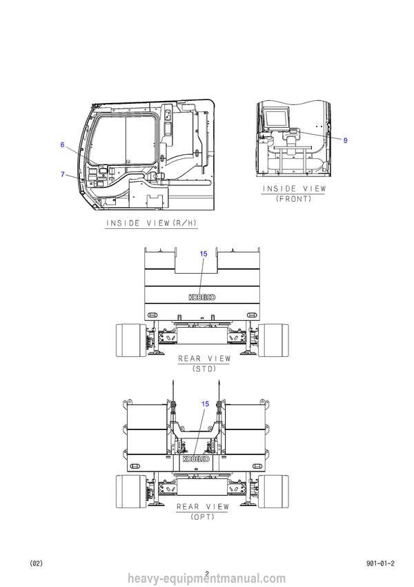 Kobelco CKE800G Crane Parts Manual