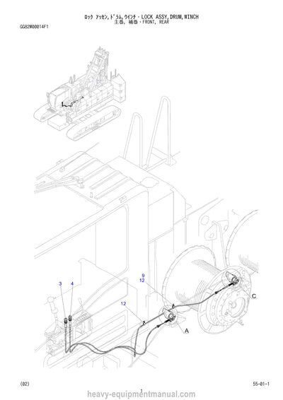 Kobelco CKE900G Crane Parts Manual