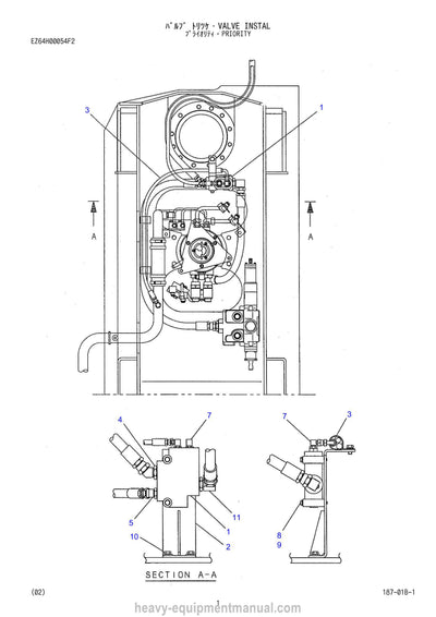 Kobelco RK205-6 Crane Parts Manual