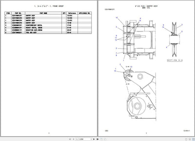 Kobelco RK250-6 Rough Terrain Crane Parts Manual S3EZ02020ZO