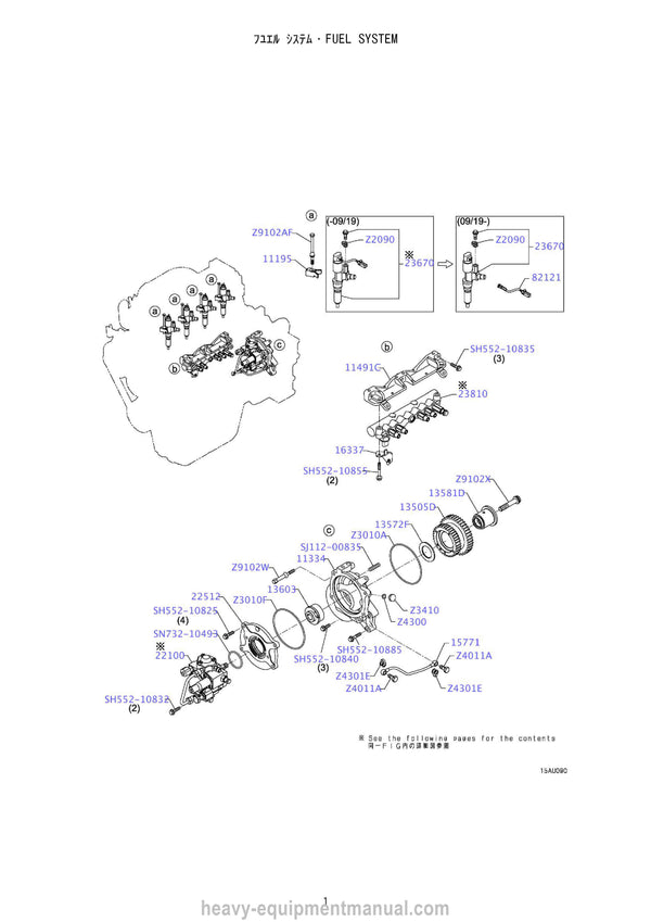Kobelco SK220XDLC-10 Crane Parts Manual