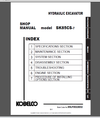 Kobelco SK85CS-7 Hydraulic Excavator Service Repair Manual