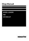 Komatsu 518 (USA) Wheel Loader Shop Service Manual S/N 5001-UP