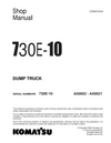 Komatsu 730E-10 Dump Truck Shop Service Manual A50002-A50021 and up