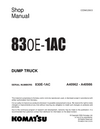 Komatsu 830E-1AC Dump Truck Shop Service Manual A40962-A40986 and up 