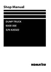 Komatsu 930E-3SE (USA) Dump Truck Shop Service Manual S/N A30322