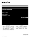 Komatsu 930E-4SE Dump Truck Shop Service Manual A31165-A31824 and up