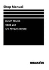 Komatsu 960E-2KT (USA) Dump Truck Shop Service Manual S/N A50028-A50088