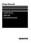 Komatsu 960E-2KT (USA) Dump Truck Shop Service Manual S/N A50089-A50090