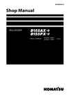 Komatsu D155AX-8, D155PX-8 Bulldozer Shop Service Manual 100001, 170001 and up