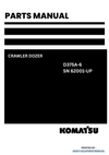 Komatsu D375A-6 Crawler Dozer Parts Manual SN 62001-UP