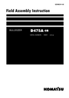 Komatsu D475A-8R Bulldozer Shop Field Assembly Instruction Manual (GEN00241-00)
