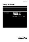 Komatsu D61EX-23, D61PX-23 Bulldozer Shop Service Manual 30001 and up (SEN06010-12)
