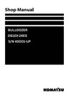 Komatsu D61EX-24E0 and additional models (JPN) Bulldozer Shop Service Manual S/N 45001-UP
