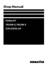 Komatsu FB10M-3, FB13M-3 Forklift Shop Service Manual S/N 10001-UP