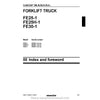 Komatsu FE25-1 FE25H-1 FE30-1 Forklift Truck Shop Service Manual PDF