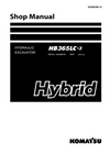 Komatsu HB365LC-3 Hydraulic Excavator Shop Service Manual 5001 and up (SEN06598-15)