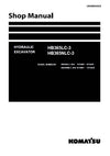 Komatsu HB365LC-3, HB365NLC-3 Hydraulic Excavator Shop Service Manual (UENBM00525)