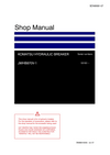 Komatsu JMHB870V-1 Hydraulic Breaker Shop Service Manual 50100 and up (SEN06681-07)