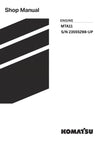 Komatsu MTA11 (GBR) Engine Shop Service Manual S/N 23555298-UP