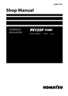 Komatsu PC135F-10M0 Hydraulic Excavator Shop Service Manual J10001 and up(LEBMP13X06)