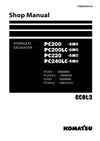 Komatsu PC200-8M0, PC200LC-8M0, PC220-8M0, PC240LC-8M0 Hydraulic Excavator Shop Service Manual DB99999, DBBJV001 and up (YEBM202400-00)