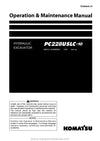 Komatsu PC228USLC-10 Hydraulic Excavator Operation and Maintenance Manual PDF