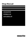 Komatsu PC290LC-10 (JPN) Excavator Shop Service Manual S/N 15001-UP