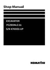Komatsu PC290NLC-11 Excavator Shop Service Manual S/N K70001-UP and more