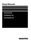 Komatsu PC290NLC-7K and additional models (GBR) Excavator Shop Service Manual S/N 40001-UP