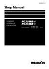 Komatsu PC30MR-5, PC35MR-5 Compact Hydraulic Excavator Shop Service Manual 50001, 30001 and up (SEN06591-13)