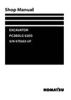 Komatsu PC360LC-11E0 Excavator Shop Service Manual S/N K75163-UP