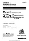 Komatsu PC490-10, PC490LC-10, PC490LC-10 High Reach Hydraulic Excavator Operation and Maintenance Manual