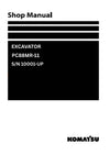 Komatsu PC88MR-11 (JPN) Excavator Shop Service Manual S/N 10001-up