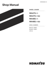 Komatsu WA475-11, WA475-11E0, WA485-11, WA485-11E0 Wheel Loader Shop Service Manual WA475-130001, WA485-140001 and up