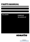 Komatsu D39EX-24 Bulldozer Parts Manual SN 110001-UP