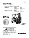 Komatsu FG25T-16 Forklift Parts Manual