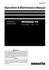 Komatsu PC500LC-10R Hydraulic Excavator Operation and Maintenance Manual