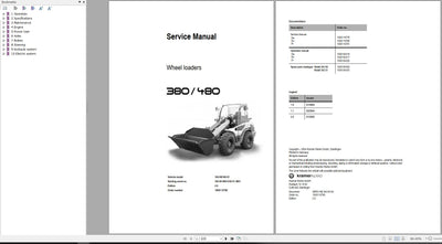 Kramer Wheel Loader 380 480 Service Manual - PDF Download