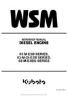 Kubota 03-M-E3B SERIES Diesel Engine Workshop Manual PDF Download