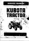 Kubota B6000 Tractor Service Manual (70000-70168) PDF Download