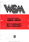 Kubota B7100HST B6100HST Tractor Workshop Manual (07909-70306-4) PDF Download