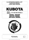 Kubota D1105-EB-AUSA-1 Diesel Engine Parts Manual PDF