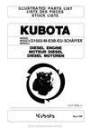 Kubota D1503-M-E3B-EU Diesel Engine Parts Manual PDF