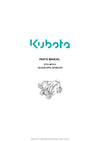 Kubota KTH-4815-2 Telescopic Handler Parts Manual PDF