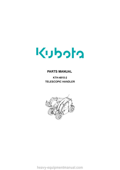 Kubota KTH-4815-2 Telescopic Handler Parts Manual PDF