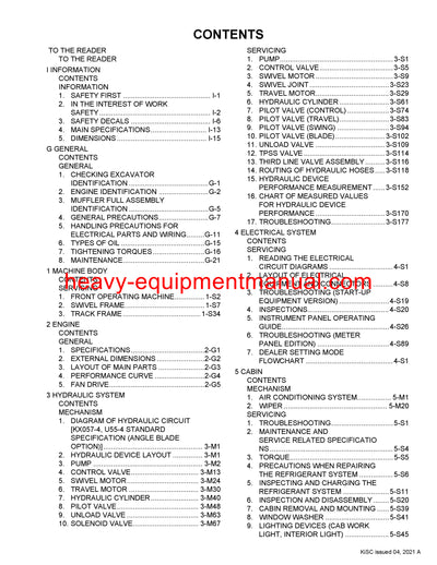 Download Kubota KX057-4 Excavator Service Manual