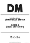 Kubota KX080-4 Common Rail System Excavator Diagnosis Manual (RY910-22240) PDF